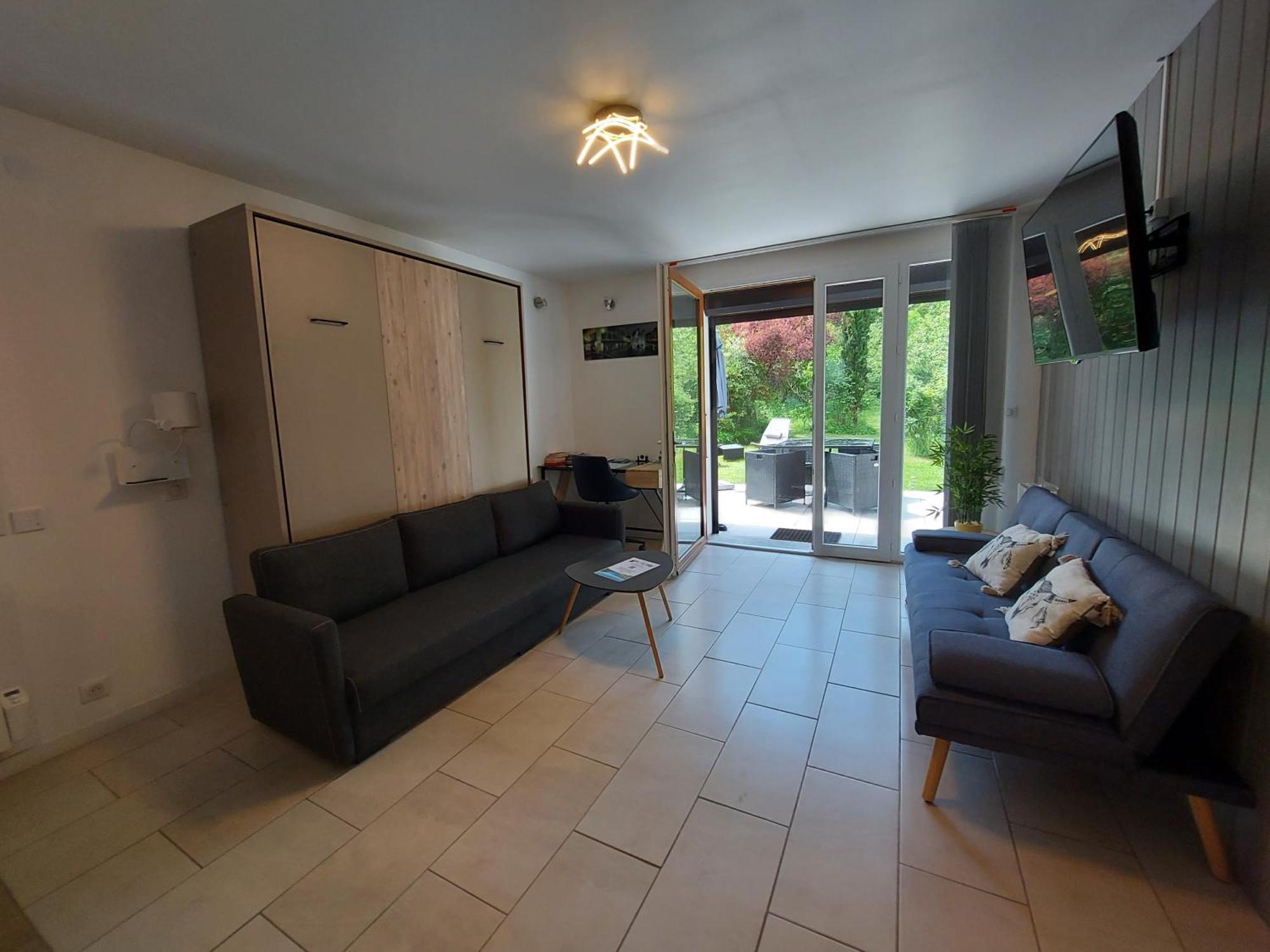 Rare, Cosy Studio Terrasse Au Coeur De St-Jorioz Сен-Жорйо Екстер'єр фото